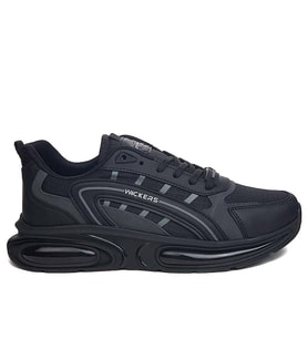 Trendyshose 2612 Balans Taban Rahat Spor Ayakkabı (Siyah-Füme)