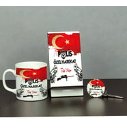 Polis Özel Harekat Üçlü Set (Kupa + Telefon Standı + Anahtarlık) 002