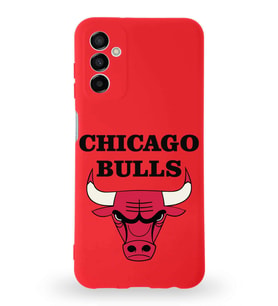 Samsung Galaxy M13 Uyumlu Lansman Kılıf Altı Kapalı İçi Kadife  Chicago Bulls Tasarımlı  Kapak (Şeffaf)