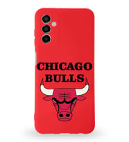 Samsung Galaxy M13 Uyumlu Lansman Kılıf Altı Kapalı İçi Kadife  Chicago Bulls Tasarımlı  Kapak (Şeffaf)