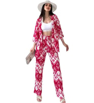 Alt Üst Takım Kimono- Desenli