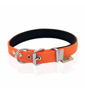 Doggie Konfor Dokuma Boyun Tasması Turuncu 2.0*35-40 cm (DSBT-2010 M)