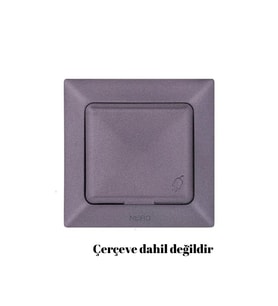 NE-AD Aras Kapaklı Topraklı Priz - Füme