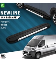 S-Dizayn Peugeot Boxer 3 Kısa Şase NewLine Krom Yan Basamak 203 Cm 2006 Üzeri A+ Kalite