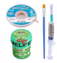 RELIFE Krem Lehim 183°C,40Gr Flux Lehim Toplama CP-2515 Emme Teli Seti04