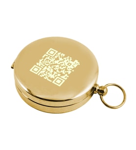 QR Kodlu Gizli Mesajlı Pusula
