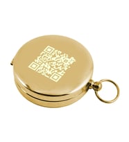 QR Kodlu Gizli Mesajlı Pusula