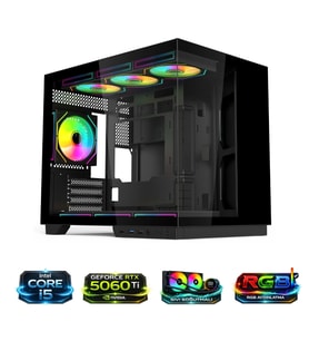 HYPER ROCKET V332 İ5 14400F 32GB RAM RTX5060Tİ 1TB NV3 M.2 Masaüstü Oyuncu Bilgisayarı