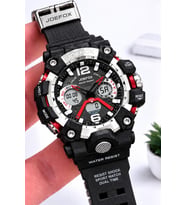 Joefox Digital Ve Analog 2 Yıl Garantili Kronmetre+Takvim+Alarm+Aydınlatma Erkek Kol Saati JOE.Y2