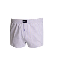 Mode XL Büyük Beden Erkek Boxer Desenli Poplin 6348 Hardal