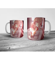 Pixxa Doki Doki Literature Club Monika & Sayori Kupa Bardak Model 2