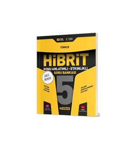 Hız Yayınları 5. Sınıf Türkçe Hibrit Konu Anlatımlı Soru Bankası