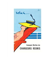 1961 Relax Yolcu Gemisi Seyahat Posteri Tablo Ahşap Poster Dekoratif