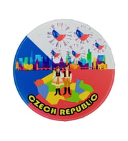 Çek Cumhuriyeti Temalı Magnet Kapak Açacak (Karışık)