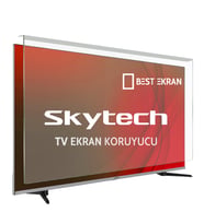 Skytech Q50ST3405 Tv Ekran Koruyucu - Skytech 50" inç 127 Ekran Kırılmaz Şeffaf Televizyon Tv Ekran Koruyucu