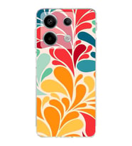 PrintiFy Xiaomi Redmi Note 13 Pro 5G ile Uyumlu Retro Color 5  Kamera Korumalı Şeffaf  Kılıf