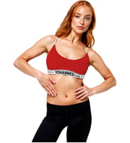 Yohannes Club, Kadın Pamuklu,  Bralet Sütyen, Renk Seçenekli, Tekli Paket (Kırmızı)