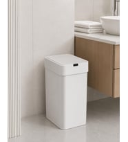 Lexroo 9 Litre Slim Sensörlü Çöp Kovası, Otomatik Temassız Akıllı Çöp Kutusu, Sessiz Kapanan