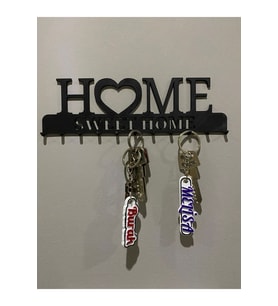Anahtar Askısı Home Sweet Home, Dekoratif Anahtarlık, Anahtar Düzenleyici