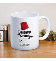 OSMANLI TORUNU BASKILI KUPA BARDAK (KİŞİSELLEŞTİRİLEBİLİR)