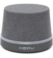 HP-MS01G Manyetik Bluetooth Hoparlör Telefon Standlı Kablosuz Hoparlör, Bluetooth 5.3 TWS Stereo, 360° Ses Efekti RGB LED Işıklı, Type-C Şarjlı Taşınabilir Hoparlör Gri