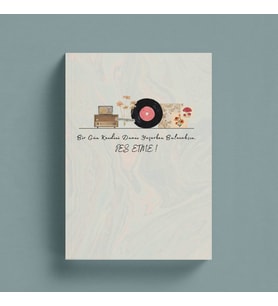 Asla Pes Etme Çizgili Defter