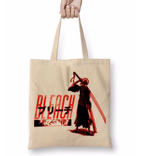 Anime Bleach Ichigo Kurosaki Bez Çanta Uzun Saplı