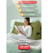 Yatak Başı Yastığı – Sırt ve Bel Destek Yastığı 140 cm (Yeşil)