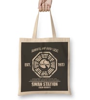 Lost Dharma Swan Station Crew Member Bez Çanta Uzun Saplı