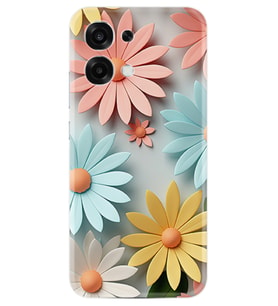 Oppo A6 Pro Kılıf Boutique Baskılı Resimli Güzel Çiçekler Pcode -020