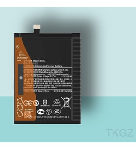 Tkgz - Xiaomi REDMİ NOTE 10 PRO 4G - BN53 - Uyumlu Pil - Servis Sıfır