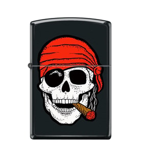 Zippo Çakmak 218-102064 Skull With Cigar