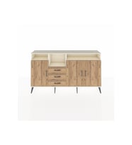 Arges Konsol 5 Raflı 3 Çekmeceli 3 Kapaklı 176x30x99 Aytaşı-Çam