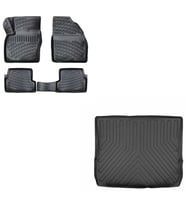 Ford Focus 2 2005-2010 Station Wagon 3d Paspas+bagaj Havuzu Seti (Siyah)