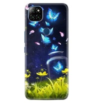 Casper E30 F20 X20 Kılıf Desemli Silikon Neon Butterflys 1309