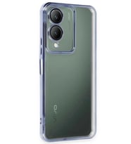 Durukar® Vivo Y17S Kılıf Lensli Silikon - Açık Mavi