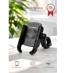 Torima Telefon Tutucu Motor Motosiklet ve Bisiklet Çok Amaçlı Tutucu JX044 Siyah
