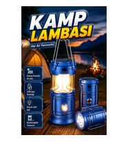 XF5800 Güneş Enerjili Büyük Boy Kamp Feneri USB Şarjlı Taşınabilir Lamba