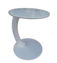 UFO C ST 18105 SEHPA MDF Parlak Beyaz Lake Altı Tekerlek Kanepe Oturarak Çalışma