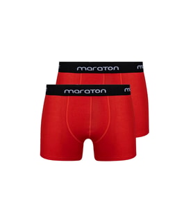 Maraton 2'Lİ Erkek Kırmızı Boxer