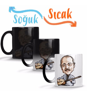 Neşet Ertaş Sihirli Kupa Bardak Porselen