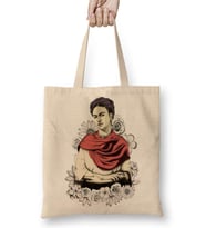 Frida Kahlo 011 Bez Çanta Uzun Saplı