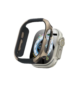 Durukar® Watch Ultra 49mm MO-WT3 Alüminyum Camlı Kasa Ekran Koruyucu - Gold