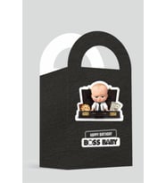 Patron Bebek Boss Baby Temalı Çanta 18x10 cm *8'li Paket
