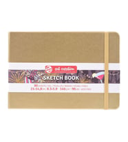 Talens Art Creation Sketchbook Sert Kapak Eskiz Defteri 140 gr 21x14,8 cm 80 yp GOLD 