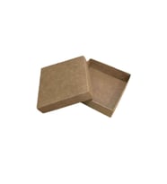 Komple Karton Kutu 10X10x3 CM  (25 Adet )  Kraft