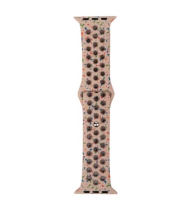 Vendas Apple Watch 7 41mm Uyumlu Yeni Seri 2023 Strap Kayış Silikon Kordon (Krem)