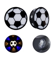 Ayt Powermaster Duvar Aplik Gün Işığı Mavi Futbol Topu Dekorlu Dekoratif Gece Lambası Led Aydınlatma 16x5 Cm