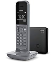 Kablosuz Telefon, Büyük Arkadan Aydınlatmalı Ekranlı, Eller Serbest Fonksiyonlu ve Çağrı Engelleme - Kömür Grisi