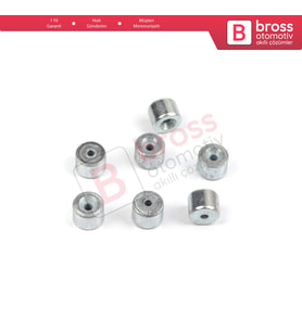 BCR016 Cam Kriko Kablo Halat Uç Pimi Tutma Perçini 6.5x5/1.7 mm 100 Adet